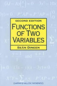 Title: Functions of Two Variables / Edition 2, Author: Sean Dineen