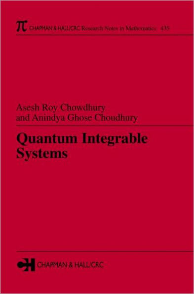 Quantum Integrable Systems / Edition 1