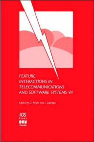 Title: Feature Interactions in Telecommunications and Software Systems VII, Author: IOS Press