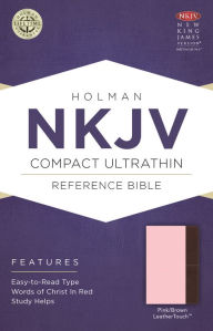 Title: NKJV Compact Ultrathin Bible, Pink/Brown LeatherTouch, Author: Holman Bible Publishers