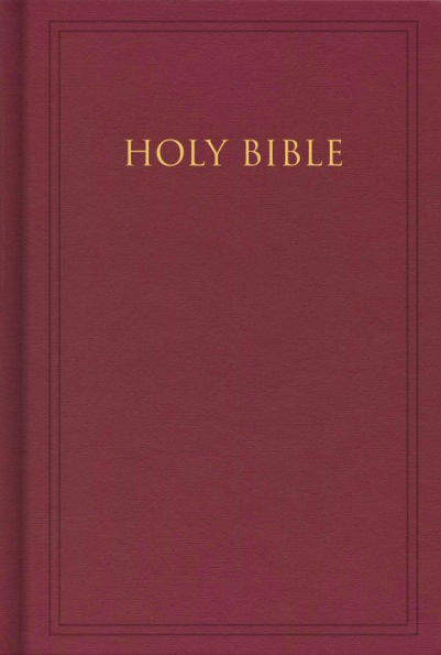 KJV Pew Bible, Maroon Hardcover