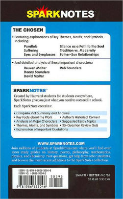 The Chosen Sparknotes Literature Guide Series By Sparknotes Chaim The Chosen Sparknotes Literature Guide Series