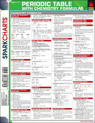 Title: Periodic Table with Chemistry Formulas (SparkCharts), Author: SparkNotes Editors