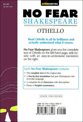 Othello No Fear Shakespeare By Sparknotes Sparknotes Editors Paperback Barnes Noble