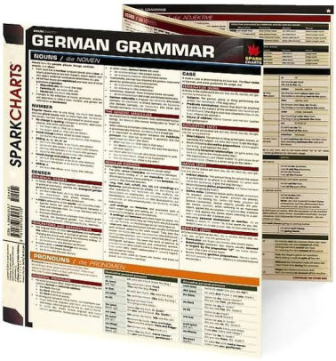 german grammar sparkcharts