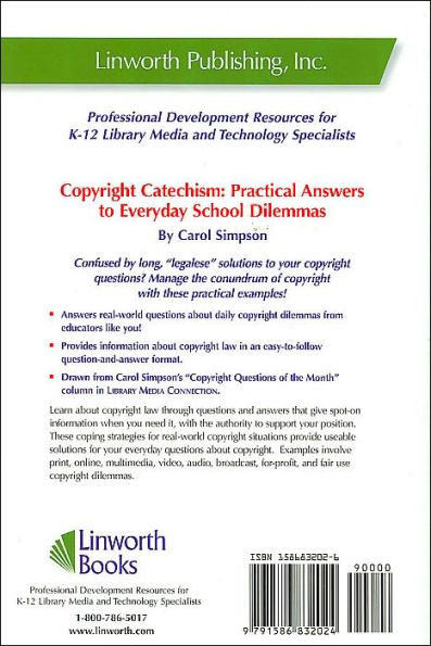 Copyright Catechism: Practical Answers to Everyday School Dilemmas