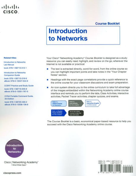 Introduction to Networks Course Booklet / Edition 1