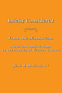 Briefly Considered: From the Manstream: Notes and Observations on the Sources of Western Culture