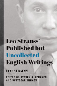 Books to download on ipods Leo Strauss' Published but Uncollected English Writings (English Edition)