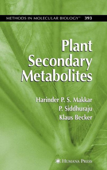 Plant Secondary Metabolites / Edition 1