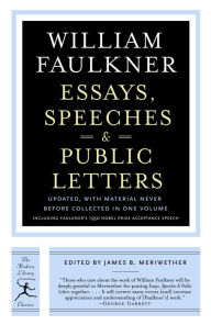 Title: Essays, Speeches & Public Letters, Author: William Faulkner