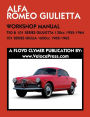 ALFA ROMEO 750 & 101 SERIES GIULIETTA 1300cc (1955-1964) & 101 SERIES GIULIA 1600cc (1962-1965) WORKSHOP MANUAL