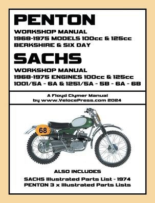 PENTON - SACHS 1968-1975 BERKSHIRE & SIX DAY 100cc & 125cc WORKSHOP ...