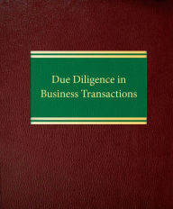 Title: Due Diligence in Business Transactions, Author: Gary M. Lawrence