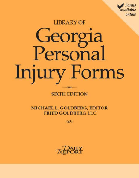 Library of Georgia Personal Injury Law Forms 2022