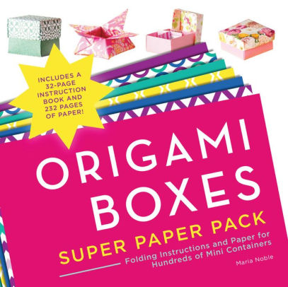 Origami Boxes Super Paper Pack Folding Instructions And Paper For Hundreds Of Mini Containerspaperback
