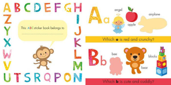 ABC Alphabet Sticker Book