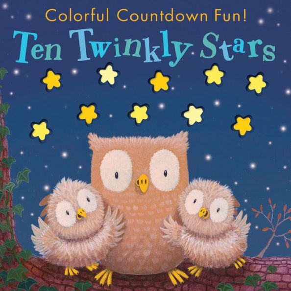 Ten Twinkly Stars: Colorful Countdown Fun!