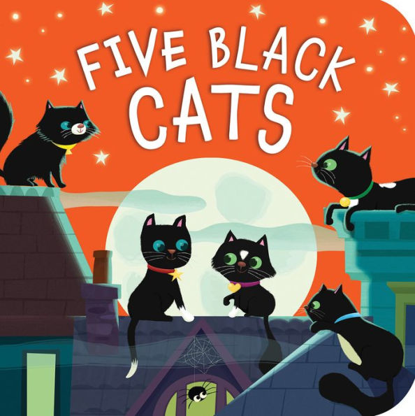 Five Black Cats