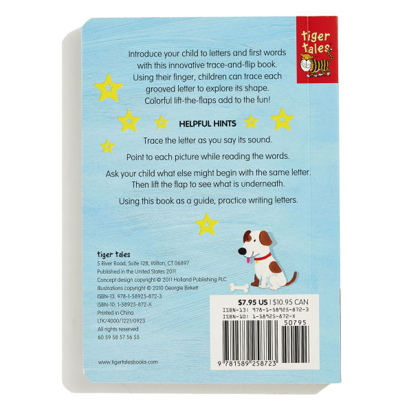 A is for Apple: An Interactive Alphabet With Tracks to Trace and Flaps to Flip!