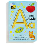 Alternative view 6 of A is for Apple: An Interactive Alphabet With Tracks to Trace and Flaps to Flip!