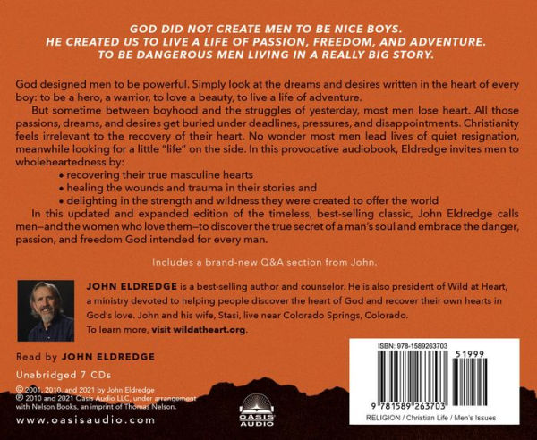 Wild at Heart: Discovering the Secret of a Man's Soul