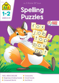Title: School Zone Spelling Puzzles Grades 1-2 Workbook, Author: School Zone