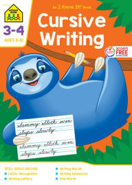 Title: School Zone Cursive Writing Grades 3-4 Workbook, Author: School Zone