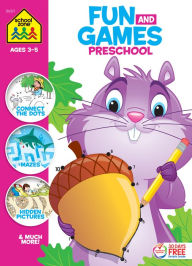 Title: School Zone Fun and Games Preschool Activity Workbook, Author: School Zone