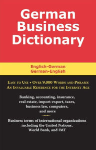 Title: German Business Dictionary, Author: Morry Sofer