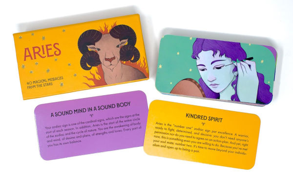 Aries Pocket Zodiac Cards: 40 Magical Messages from the Stars