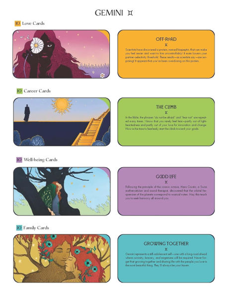 Gemini Pocket Zodiac Cards: 40 Magical Messages from the Stars