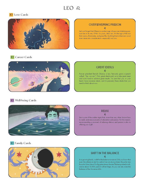 Leo Pocket Zodiac Cards: 40 Magical Messages from the Stars