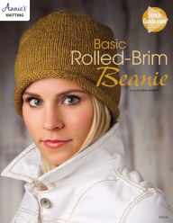 Title: Basic Rolled-Brim Beanie Knit Pattern, Author: Annie's