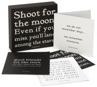 Title: Shoot for the Moon Notecard Set of 20, Author: Quotable