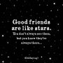 Magnet - Good friends are like stars