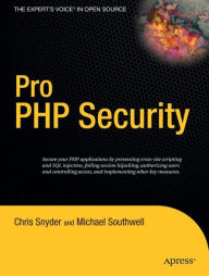 Title: Pro PHP Security, Author: Chris Snyder