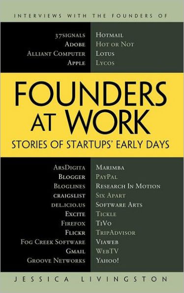 Founders at Work: Stories of Startups' Early Days / Edition 1