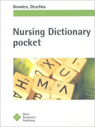 Title: Nursing Dictionary Pocket / Edition 1, Author: Suzanne Bowden