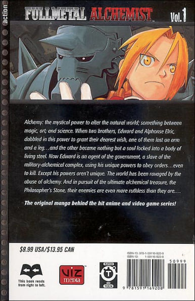 Volume 1, Fullmetal Alchemist Wiki