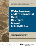 Alternative view 1 of PPI Water Resources and Environmental Depth Reference Manual for the Civil PE Exam - A complete Reference Manual for the NCEES PE Civil Exam / Edition 1
