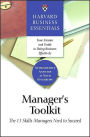 Manager's Toolkit: The 13 Skills Managers Need to Succeed