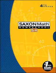 Title: Saxon Math 5/4: Homeschool Set/Box / Edition 1, Author: Houghton Mifflin Harcourt