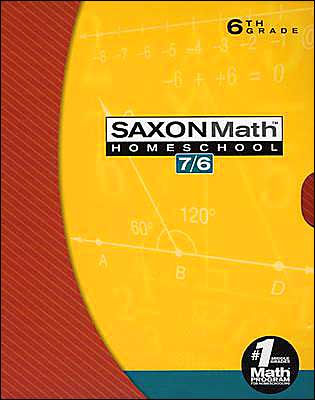 Saxon Math 7/6: Homeschool Set/Box / Edition 1 by Houghton Mifflin ...