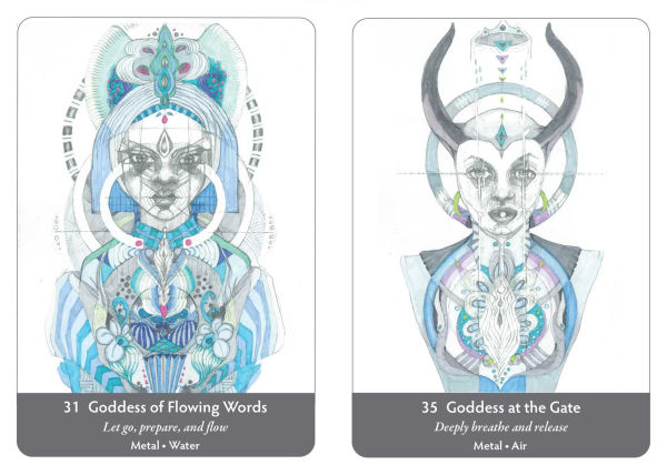 Elemental Goddess Oracle: 45 Cards and Guidebook