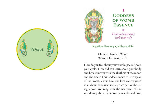 Elemental Goddess Oracle: 45 Cards and Guidebook