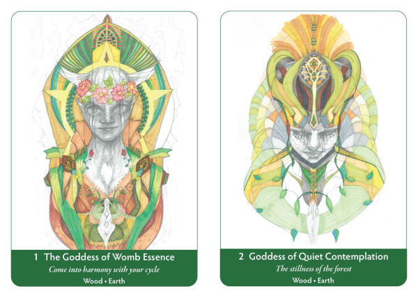 Elemental Goddess Oracle: 45 Cards and Guidebook