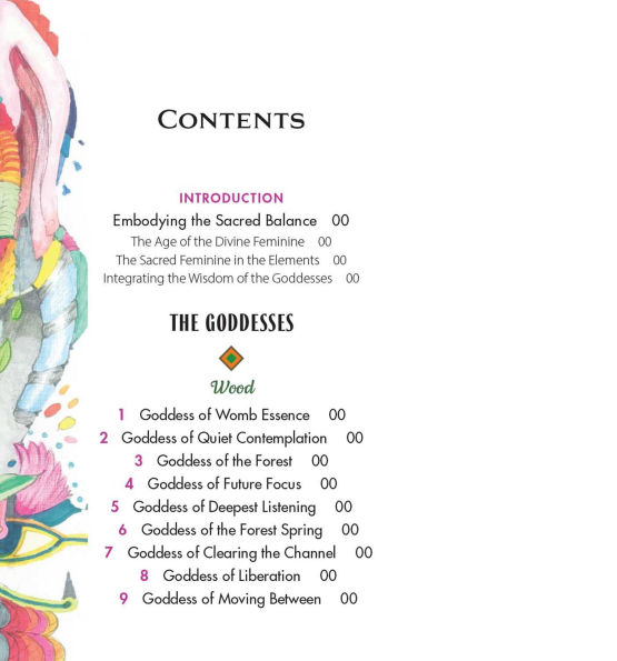 Elemental Goddess Oracle: 45 Cards and Guidebook