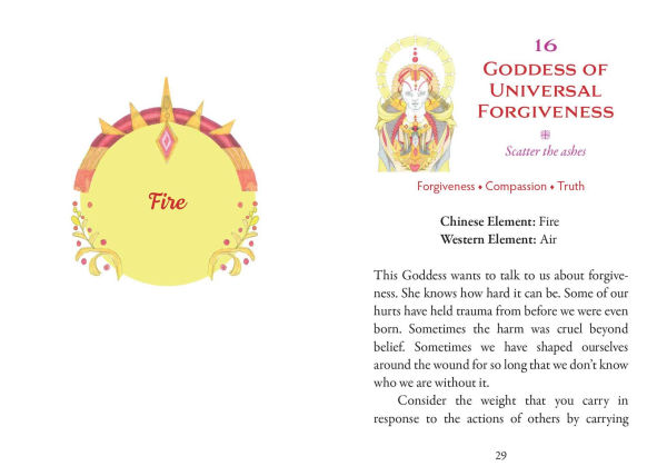 Elemental Goddess Oracle: 45 Cards and Guidebook