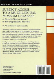 Alternative view 2 of Subject Access to a Multilingual Museum Database: A Step-by-Step Approach to the Digitization Process